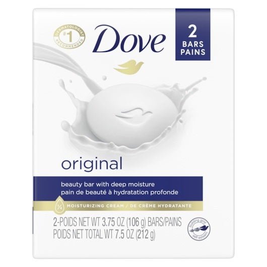 Dove White Beauty Bar (2x106g) - Brandco Direct Inc