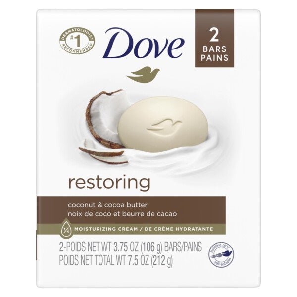 Dove Coconut Milk Beauty Bar (2x106g) - Brandco Direct Inc