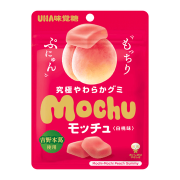 UHA Mochu Soft Gummy Peach (45g) - Brandco Direct Inc