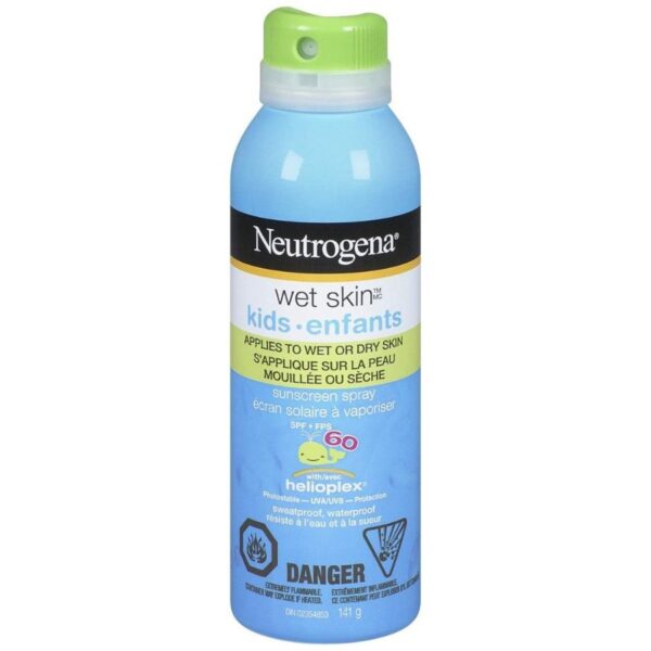 Neutrogena Kids Wet Skin Spray SPF 60 (141g)