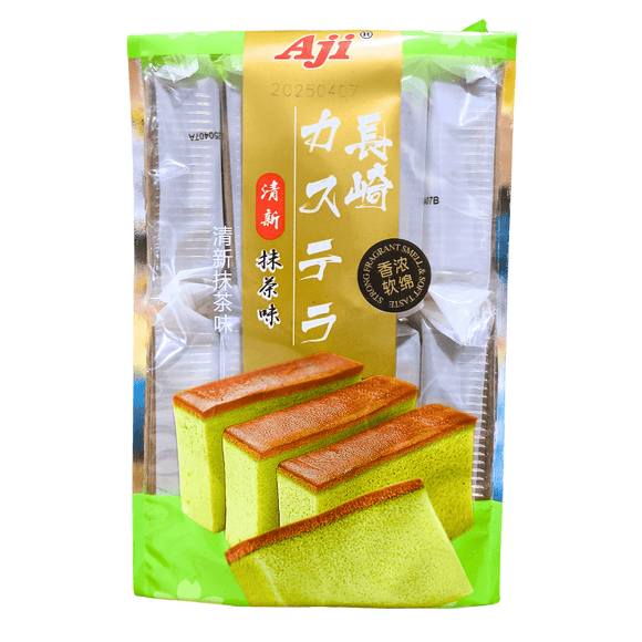 Aji Nagasaki Style Cake Matcha Flavour 330g - Brandco Direct Inc