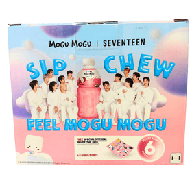 Mogu Mogu Seventeen Limited Edition | Lychee Flavored Drink with Nata De Coco 6*320ml - Brandco Direct Inc