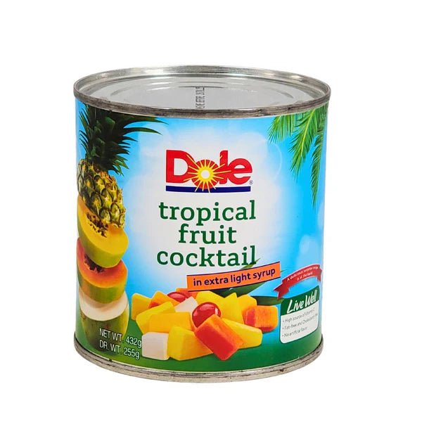 Dole Tropical Fruit Cocktail Extra Light Syrup 432g - Brandco Direct Inc