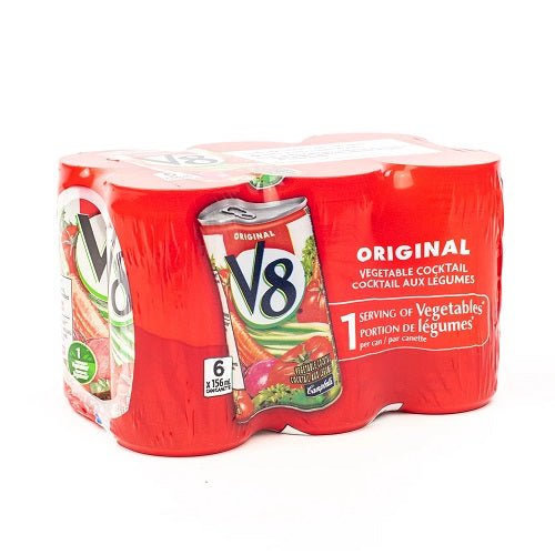 V8 Juice Vegetable Cocktail Original (6x156ml) - Brandco Direct Inc