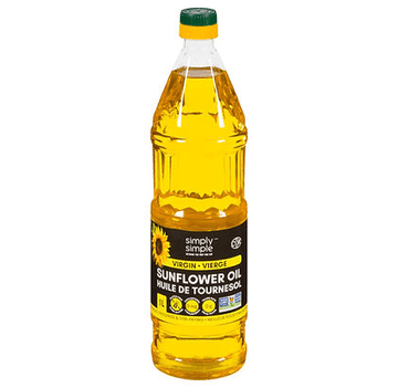 Simply Non GMO Virgin Sunflower Oil (1L) - Brandco Direct Inc
