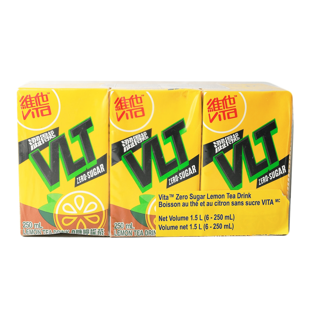 Vita Zero Sugar Lemon Tea (6x250mL) - Brandco Direct Inc