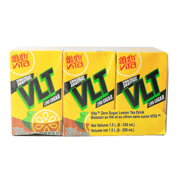 Vita Zero Sugar Lemon Tea (6x250mL) - Brandco Direct Inc