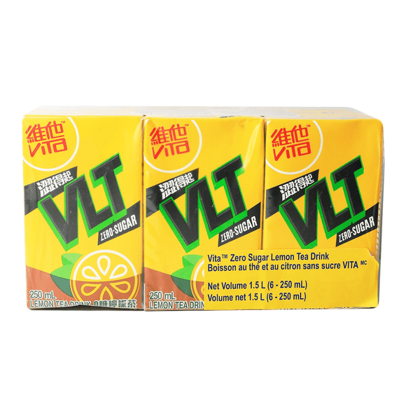 Vita Zero Sugar Lemon Tea (6x250mL) - Brandco Direct Inc