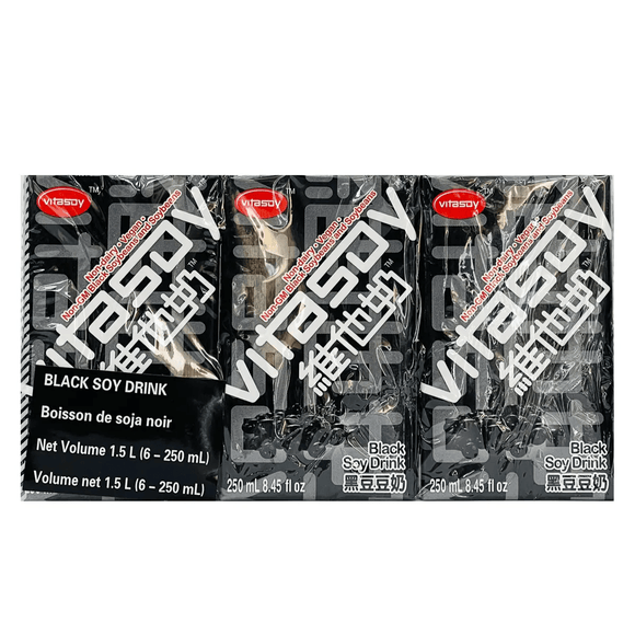 Vita Black Bean Soyamilk 250mlx6 packs - Brandco Direct Inc