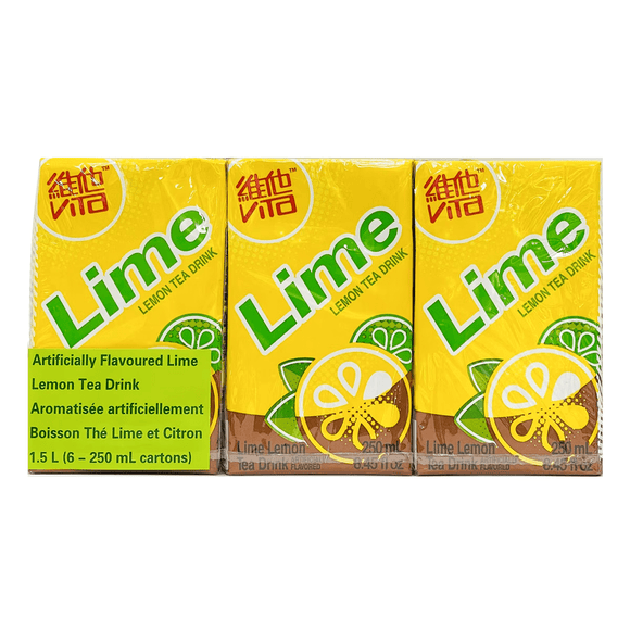 Vita Lime Lemon Tea (250mLx6) - Brandco Direct Inc