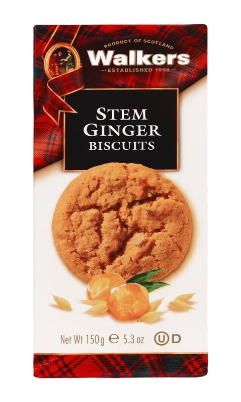 Walker's Stem Ginger Biscuits (150g) - Brandco Direct Inc