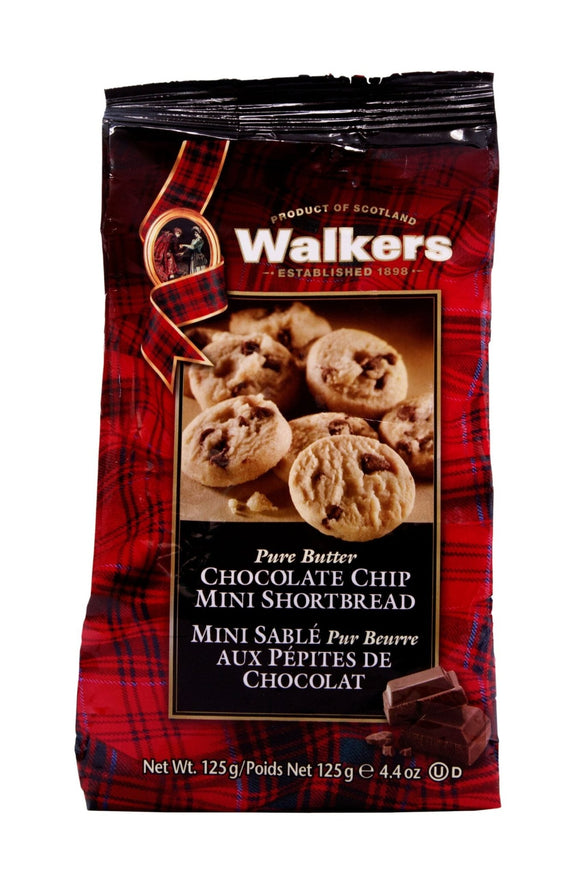 Walker's Pure Butter Mini Chocolate Chip Shortbread(125g) - Brandco Direct Inc