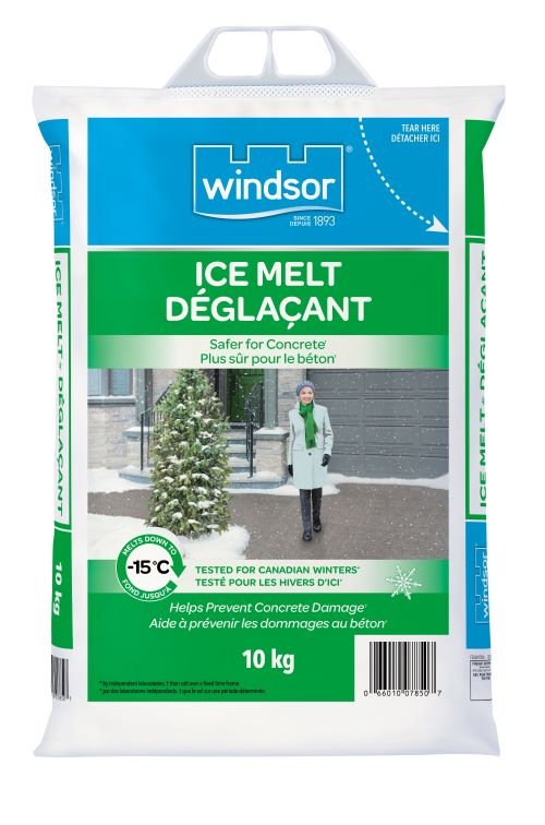 Windsor Ice Melt Safer for Concrete (10Kg) - Brandco Direct Inc