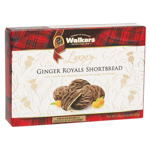 Shortbred de luxe au gingembre royal de Walker (150 g)