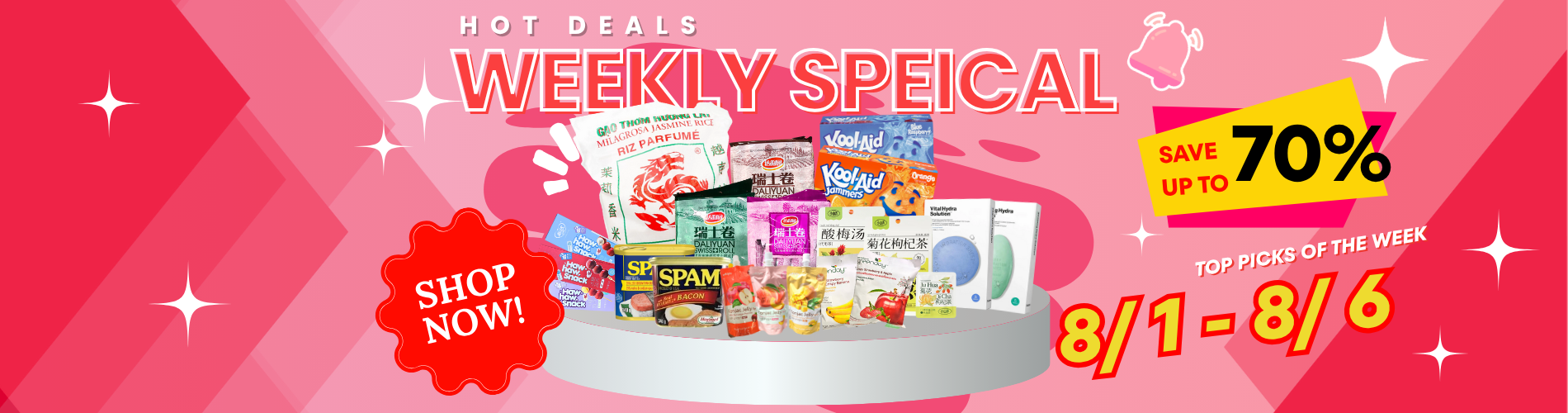 Weekly Special 8/1-8/6 