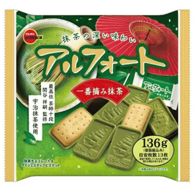 Bourbon Alfort Chocolate & Biscuit Matcha (136g) - Brandco Direct Inc