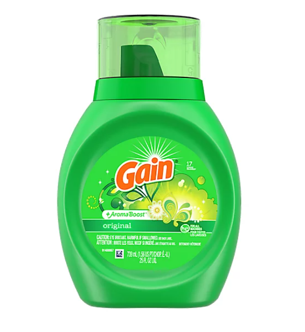 Gain  Liquid Laundry Detergent HE Aroma Boost Original 17Ld (739ml)