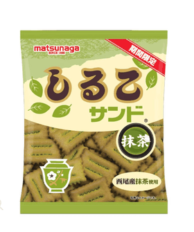 Matsunaga Shiruko Sandwich Cookie Matcha (60g) - Brandco Direct Inc