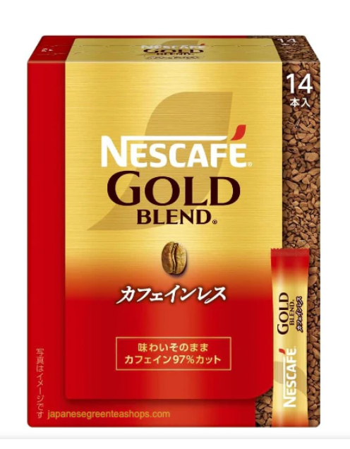 Nescafe Gold Blend Black Caffeineless Instant Coffee 7p(14g)