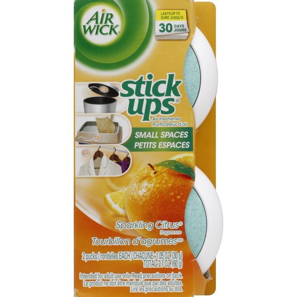 Airwick Stickups Sparkling Citrus (2's) - Brandco Direct Inc