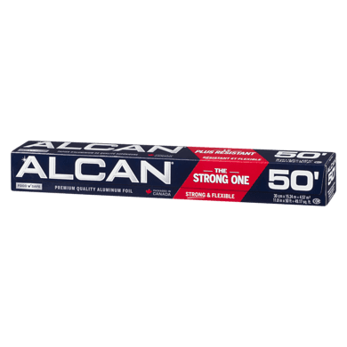 Alcan Aluminum Foil 30.5cmX15.24M (50's) - Brandco Direct Inc