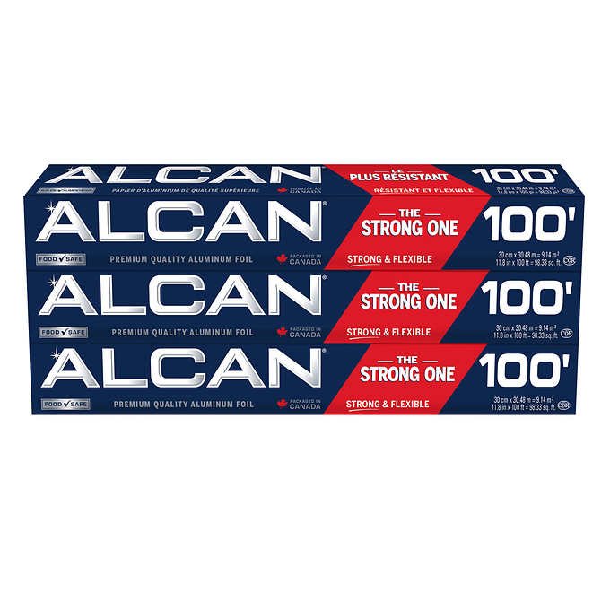 Alcan Aluminum Foil Wrap 30CMX30.48M (100's) - Brandco Direct Inc