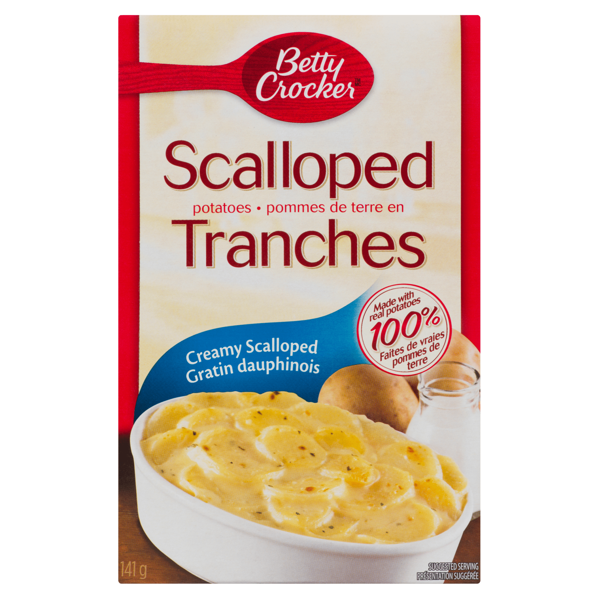 Betty C Scalloped Potatoes Creamy Scalloped (141g) - Brandco Direct Inc