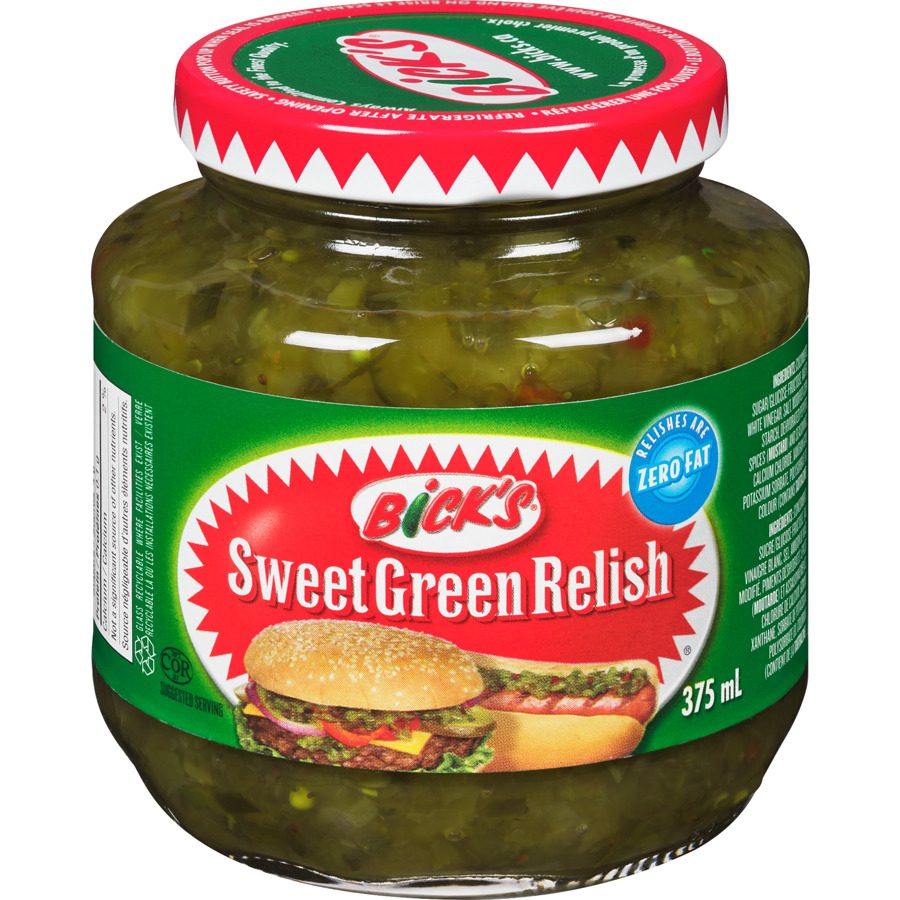 Bicks Sweet Green Relish (375ml) - Brandco Direct Inc