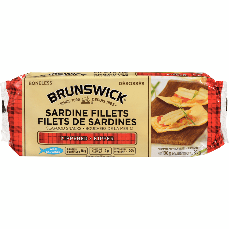 Brunswick Seafood Snacks Kippered (100g) - Brandco Direct Inc