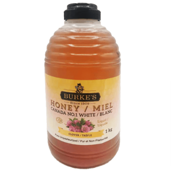 Burke's Clover Liquid Honey (1kg) - Brandco Direct Inc