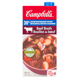 Campbell's Beef Broth 30% LS (900ml) - Brandco Direct Inc