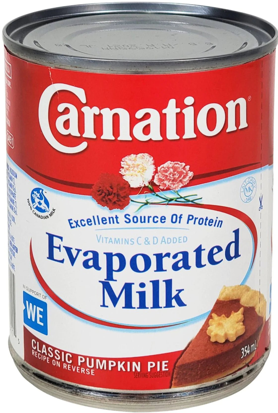 Carnation Evaporated Milk Regula 2% (354ml) - Brandco Direct Inc