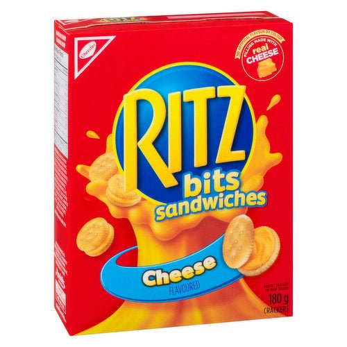 Christie RITZ Bits Sandwiches with Real Cheese (180g) - Brandco Direct Inc