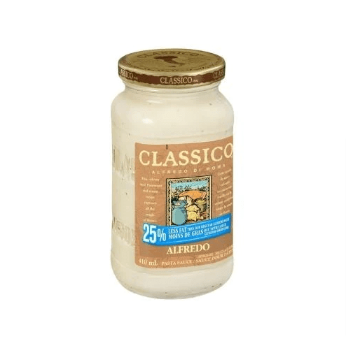 Classico Alfredo 25% Less Fat (410ml) - Brandco Direct Inc