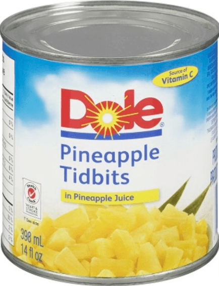 Dole Tidbits Pineapple in Juice (398ml) - Brandco Direct Inc