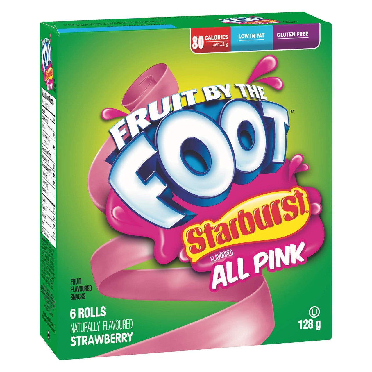 Fruit by The Foot Starburst 6ct (128g) - Brandco Direct Inc