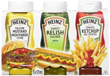 Heinz Picnic Variety Pack (3x375ml) - Brandco Direct Inc