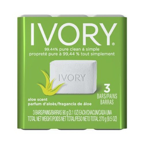 Ivory Bar Aloe (3x90g) - Brandco Direct Inc