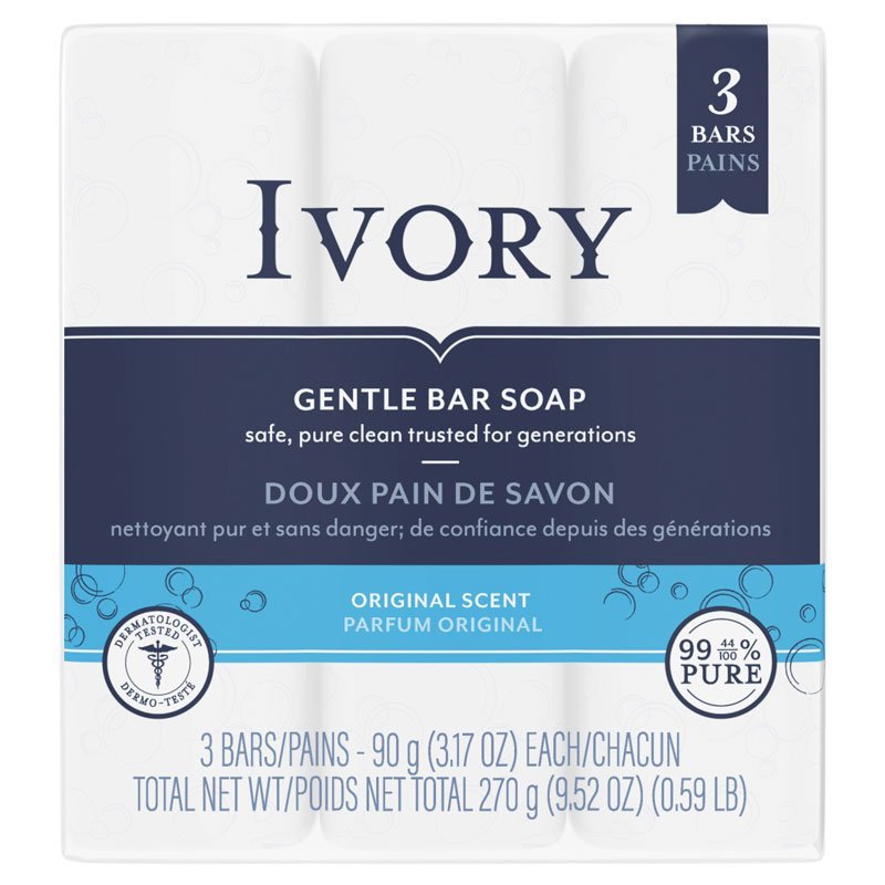 Ivory Bar Original (3x90g) - Brandco Direct Inc