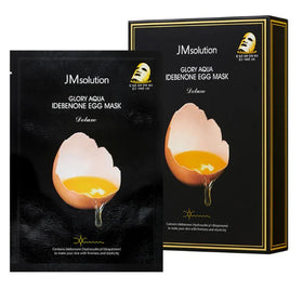JM Solution Glory Aqua Idebenone Egg Mask 10S - Brandco Direct Inc