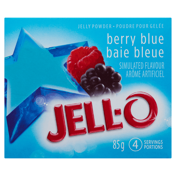 Jello Jelly Powder Blue Berry (85g) - Brandco Direct Inc