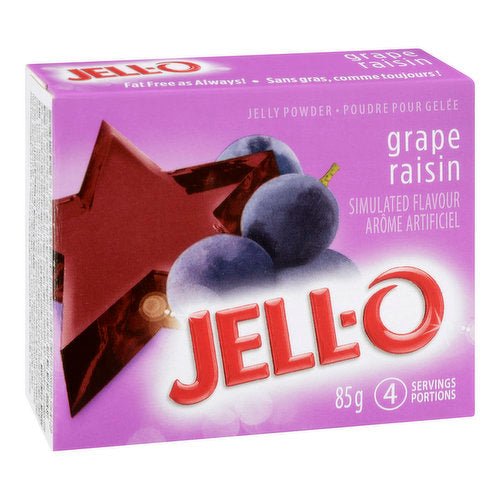 Jello Jelly Powder Grape (85g) - Brandco Direct Inc