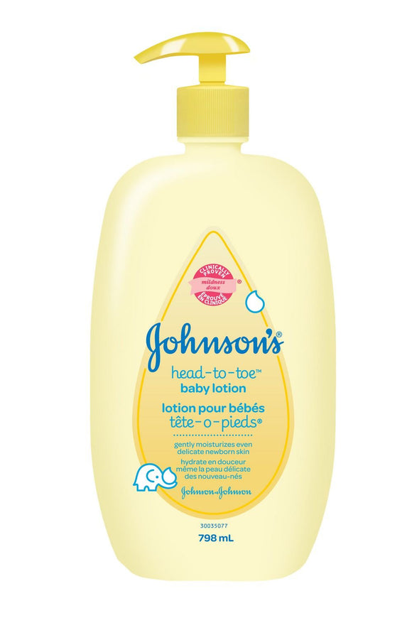 JJohnson's Head to Toe Baby Lotion (798ml) - Brandco Direct Inc
