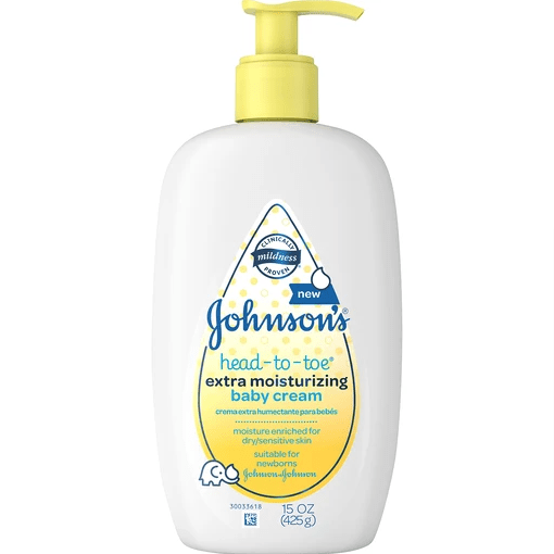 Johnson's Head to Toe Extra Moisture Cream (425g) - Brandco Direct Inc