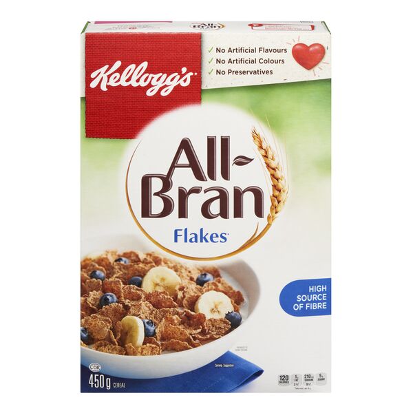 Kellogg's All Bran Flakes Cereal (450g) - Brandco Direct Inc