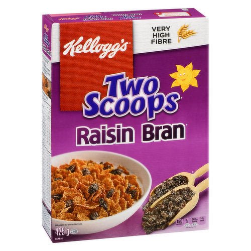 Kellogg's Raisin Bran Cereal 2 Scoops (425g) - Brandco Direct Inc