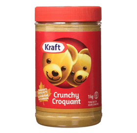 Kraft Crunchy Peanut Butter (1kg) - Brandco Direct Inc
