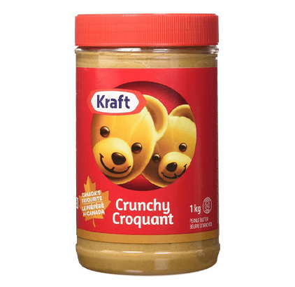 Kraft Crunchy Peanut Butter (1kg) - Brandco Direct Inc