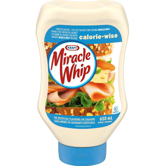 Kraft Miracle Whip Easy Squeeze (650ml) - Brandco Direct Inc