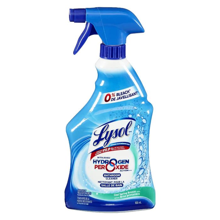 lysol power & free bathroom cleaner cool spring breeze (650ml) - Brandco Direct Inc